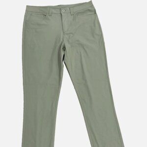 New Balance All Motion Pants Logo 4-Way Stretch Olive Men's 34x32